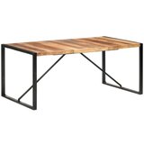  Blagovaonski stol 180 x 90 x 75 cm od masivnog drva i šišama | shoptok.hr