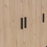 MID.YOU OMARA ZA OBLAČILA, barve hrasta | Shoptok.si