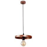  Duolla - Visilica na sajli IRONLINE 1xE27/15W/230V Ø 30 cm bakarna/crna | Eponuda.com