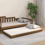  Za krevet smeđa boja meda 75 x 190 cm od masivne borovine | shoptok.hr