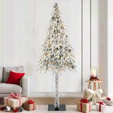 vidaXL Božićno drvce s 300 LED svjetlima s stalakom 210 cm PE | shoptok.hr