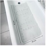 Petite&Mars Protizdrsna podloga XL Harry, 91x43 cm, bela | Shoptok.si