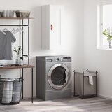 Maison Chic Stenska omarica - Zidna omarica visok sijaj bela 34,5x34x90 cm inženirski les iu1193, (22063569) | Shoptok.si