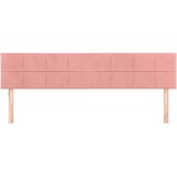  Uzglavlja ružičasta 180x5x78/88 cm baršunasta | shoptok.hr