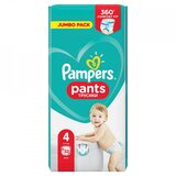 Pampers pelene pants 4 (9-15KG) 52KOM | ePonuda.com