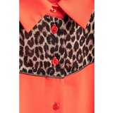 Fenzy Plus Size Bluza S Leopard Printom, Crvena | shoptok.hr