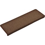  Preproge za stopnice 15 kosov 65x21x4 cm rjave, (20787623) | Shoptok.si