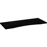 vidaXL Mizna plošča temno rjava 120x60x2,5 cm trdna hrastovina | Shoptok.si