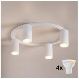 Brilagi LED RGBW prigušiva stropna svetiljka SELE 4xGU10/6,5W/230V bela Cene
