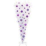  Umjetno božićno drvce s stalakom Bijelo 120 cm PVC i čelik | shoptok.hr