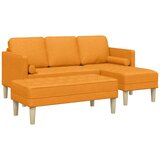  Set sofe s jastukom 2 pcs Tamno žuta Poliester | shoptok.hr