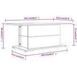 vidaXL stolić za kavu boja hrasta sonome 102 x 55,5 x 40 cm od iverice | shoptok.hr
