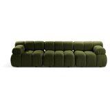 Micadoni Zelena sedežna garnitura iz tkanine bouclé 282 cm Bellis – Home | Shoptok.si