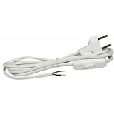 Commel priključni kabel s prekidačem (bijele boje, 3 m)