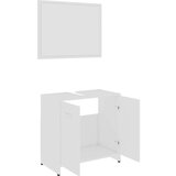  Komplet pohištva za kopalnico bel inženirski les, (20680213) | Shoptok.si