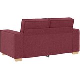 SOFA 3 pcs Vinska crvena 220 x 80 x 84 cm Platnasta tkanina | shoptok.hr