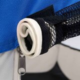 vidaXL Zložljiva pasja ograjica s torbo modra 145x145x61 cm, (20799177) | Shoptok.si