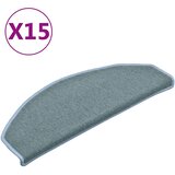  Prostirke za stepenice 15 kom 65x24x4 cm morsko plave poluokrugle velike | shoptok.hr