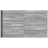  Krevet s ladicama Siva Sonoma 120 x 200 cm Konstruirano drvo | shoptok.hr