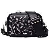 Vuch Crossbody torba Massimo Mini Leaves Black, 15 x 21,5 cm Slike