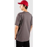 Carhartt WIP Majica 'American Script' siva / narančasta / tamno crvena | shoptok.hr