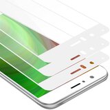 Cadorabo Honor V8 - Zaščitna folija v transparentno z belo - 3-pack Kaljeno steklo za zaščito zaslona s trdoto 9H in 3D dotikom, (20553165) | Shoptok.si
