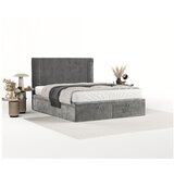 Maison de Rêve Sivi tapecirani bračni krevet s prostorom za odlaganje 160x200 cm Mavel – | shoptok.hr