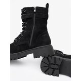 Shelvt Black workers with buckle and lacing | Shoptok.si