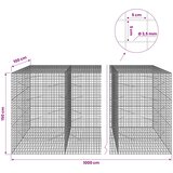  Gabion s žicom debljine 3,5 mm i mrežom 5x5 cm 1000x100x150 cm Slike