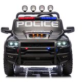  Licencirani policijski avto na akumulator RAM ZB629-P 4x4 - dvosedež - črn | Shoptok.si