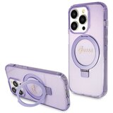 Guess RING STAND SCRIP GLITTER CASE ZA MAGSAFE ZA IPHONE 13 PRO MAX VIJOLIČEN, (21833520) | Shoptok.si