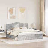  Okvir za krevet Beton 180 x 200 cm Čvrsto borovo drvo | shoptok.hr