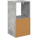  Nočna omarica Betonsko siva 35 x 32 x 68,5 cm Konstruiran les, (5000233411) | Shoptok.si
