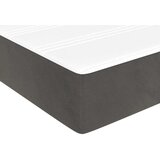  Madrac s oprugama srednje tvrdoće tamnosivi 90x210x20 cm baršunasti | shoptok.hr