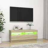 vidaXL TV ormarić s LED svjetlima boja hrasta sonome 100 x 35 x 40 cm | shoptok.hr