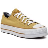 Converse Niske tenisice 'CHUCK TAYLOR ALL STAR LIFT' senf / zlatna | shoptok.hr