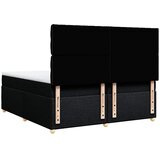  Krevet s oprugama i madracem crni 200x200 cm od tkanine | shoptok.hr