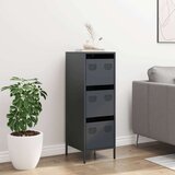vidaXL Visoka komoda antracit 39x35x103,5 cm od čelika | shoptok.hr