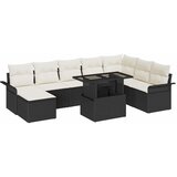  Sjedeća garnitura za vrt 9 kom. Crna poliratan 62 x 62 x 69 cm | shoptok.hr