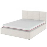 MESONICA Bež tapecirani bračni krevet s prostorom za odlaganje s podnicom 180x200 cm Bufo – | shoptok.hr