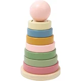 Stacking Tower Toy natikanka z obročki 12m+ 1 kos