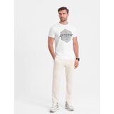 Ombre Men's sweatpants with unlined leg - cream | shoptok.hr
