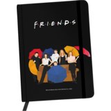 Friends Notes 001 Rokovnik A5, 96 listova, Crni | Eponuda.ba
