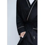 635 l/xl satenski ogrtač crni