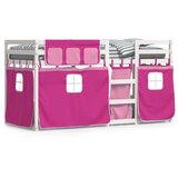  The living store pograd z zavesami roza 80x200 cm trdna borovina - pograd, (21493179) | Shoptok.si