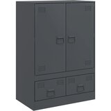 Maison Chic Komoda - Predalnik antracitna 67x39x95 cm jeklo, (21715516) Cene