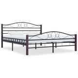  Za krevet crni metalni 200 x 200 cm Cijene
