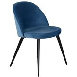Venture Home Velvet blagovaonska stolica, plava, set od 2 | shoptok.hr