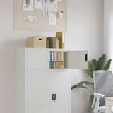 vidaXL Ormarić za spise svjetlosivi 90 x 40 x 40 cm čelični Cijene