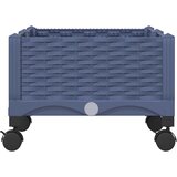  Vrtni saksija s kotačima Plavo Sivo 80 x 40 x 33 cm PP | shoptok.hr